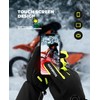 ROCKBROS Smart Heated Gloves for Men Women 3.7V 4000mAH Rechargeable