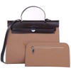 Angel Moon Women's Handbag, PU Leather, Business, Work, Small, Two-Tone,