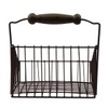 Treasure Gurus Rustic Metal Wire Storage Bin Basket Napkin Holder