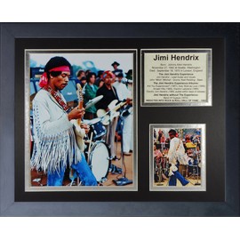 Legends Never Die Jimi Hendrix Woodstock Collage Photo Frame, 11" x 14"