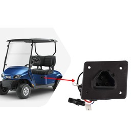 Huskey EZGO Charger Receptacle Delta-Q 48V Golf Cart Charging Port for 2008-Up EZGO RXV and 2014-Up EZGO TXT Electric Golf Carts, Replaces OEM Part #602529, 613304,After-Market Reference #8054