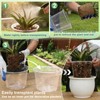 GUGEMEI 12/10/8 Inch Clear Nursery Pots with Drainage Holes, 12