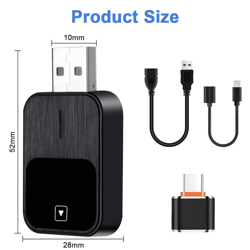 Flintronic Wireless CarPlay Adapter, Wireless Android Car & Carplay Wireless