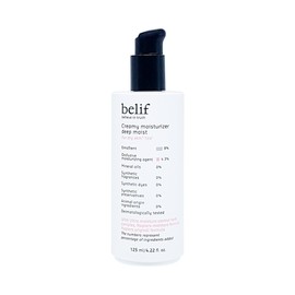 Belief Creamy Moisturizer Deep Moist 125ml A moisturizing lotion that keeps skin hydrated. / 빌리프 크리미 모이스춰라이저 딥 모이스트 125ml 피부를 촉촉하게 가꿔주는 수분 로션