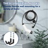 keyxer Pack of 2 Heavy Duty Wall Hooks, Heavy Duty
