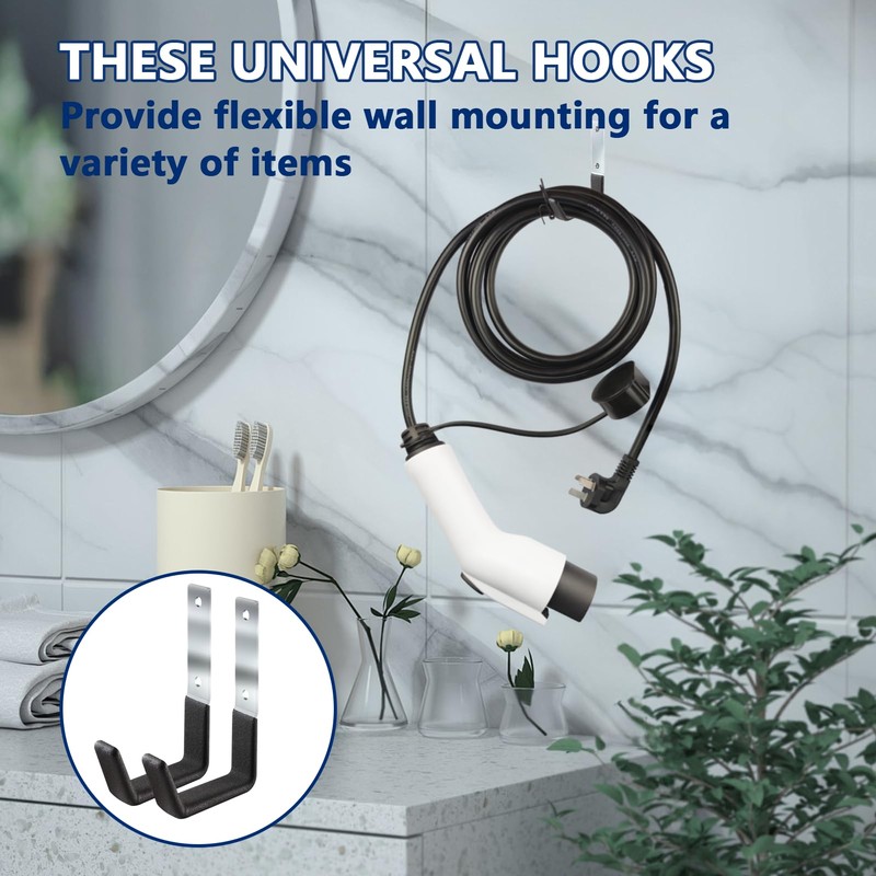 keyxer Pack of 2 Heavy Duty Wall Hooks, Heavy Duty