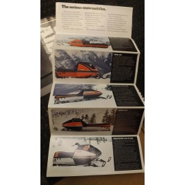 Moto-Ski Vtg 1974 Moto-Ski Snowmobile Brochure Cadet Capri Futura Chimo Grand Sport 440