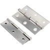 Door Hinges Stainless Steel Hinges 4 Pieces 75mm Folding Butt