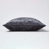 Homescapes Luxury Dark Grey Crushed Velvet Cushion Cover 18 x