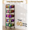 AnBaiMei 5-Tier 3D Printer Filament Storage Rack with Wheels, Rolling