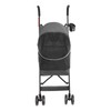 Folding Dog Stroller for Cats and Dogs, Zipper Entry Pet