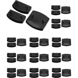 Top Spot 36 Pcs Plastic Bed Slat Caps, Side and Center Bed Slats Holders Replacement for Single, Double and King Size Beds (55mm x 9mm Inside) (24+48)