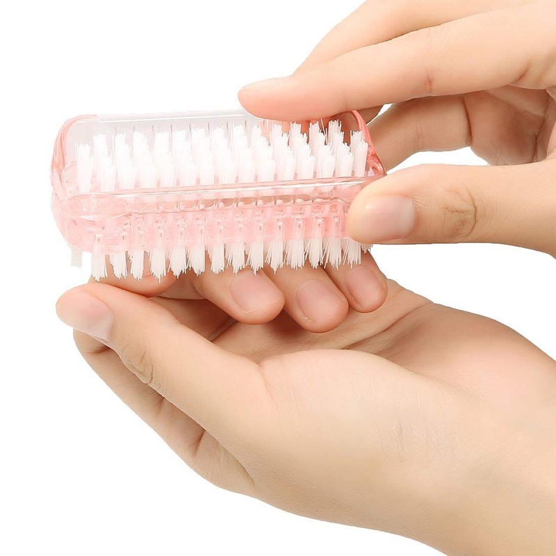 Wolfbeam Hand and Nail Brush Double Sided Cleaning Scrubbing Brushes,