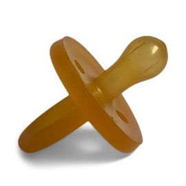 NATURAL RUBBER SOOTHERS Soother Medium Rounded Soother (3 - 6 mths)