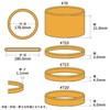 Rubber Band #70 < 17.6 oz (500 g) Transparent Bag