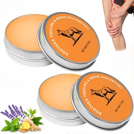 Neuro Balm, Nuevo Bálsamo de Alivio Nervioso，Alivia la Incomodidad Nerviosa en Varias Areas,Alivio Natural, para las Articulaciones de Pies y Manos