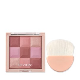 Revlon Blush & Illuminator Palette with Brush 002 Smokey Rose Special Set with Brush Japan Planning 0.3 oz (8.5 g) / REVLON BLUSH & ILLUMINATOR PALETTE (TM) WITH BRUSH SMOKY ROSE