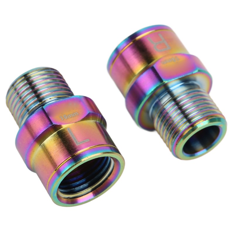 Bicycle Pedal Extender Titanium Alloy Bike Pedal Extension Shaft for