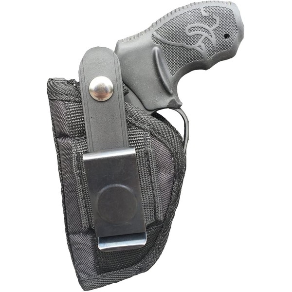 Nylon Belt or Clip on Gun Holster Fits Smith & Wesson 43C, 317, 317 LS (8 Shot)