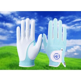 SIMPLE SYMBOL Men's RainGrip Golf Glove Two Pack,Hot Wet Weather Comfort,（Two Left Hands Or Two Right Hands Or One Pair） Four Colors to Choose from White/Green/Navy Blue/Grey(Green,M,Right)