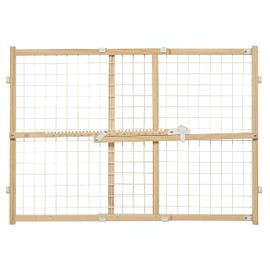 MidWest Homes for Pets Wire Mesh Pet Safety Gate, 24 Inches Tall & Expands 27-41.5 Inches Wide