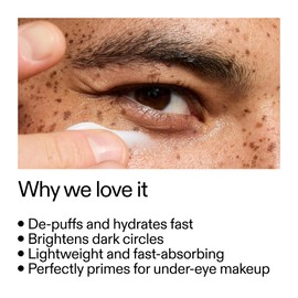 The INKEY List Caffeine Eye Cream, Reduce Eye Puffiness and Dark Circle, Blur Fine Lines, 0.5 fl oz