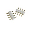 4-Pin Corner Connector | L-Connector | 90° Angle (White) for