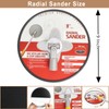 Radial Sander with Pole, 9 Inch Drywall Pole Sander, Wall