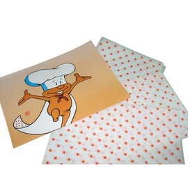 Papel Estrella siliconado - encerado parchment paper para cocinar y hornear