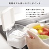 Marna K775W Condiment Pot with Spoon (Wide / White) Condiment