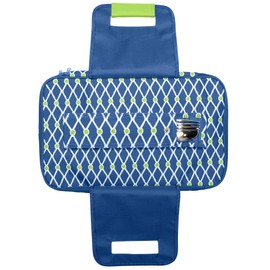 C.R. Gibson Beach House and Nautical Décor Fish Themed Insulated Food and Casserole Dish Carrier, 14" W x 20" L x 3.25" D