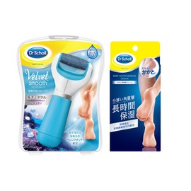 Dr. Shawl Velvet Smooth Electric Heel Exfoliating Remover + Heel Moisturizing Cream 2.5 oz (70 g)