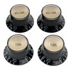 Musiclily Pro Imperial Inch Guitar Knobs Top Hat Reflector Knobs