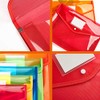 FANWU Plastic File Folder Poly Envelope Expanding File Wallet Document