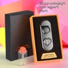 Torch Lighter, Dual Flame Butane Lighter Refillable, Windproof Adjustable Jet