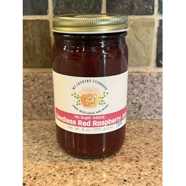 My Country Cupboard No Sugar Added Seedless Red Raspberry Jam with no artificial sweeteners
