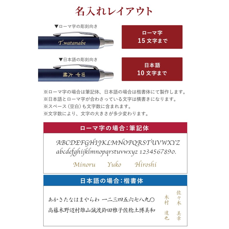 【With Warranty】Personalized Parker Ballpoint Pen PARKER IMCT 0.04 inch (1.0