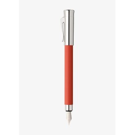 FABER-CASTELL 141770 Faber Castel Fountain Pen, Medium, Medium Point, Tasimio India Red, Dual Use, Genuine Imported