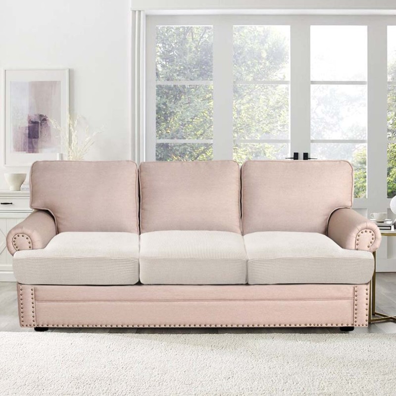 H.VERSAILTEX Stretch 3 Piece T Cushion Sofa Slipcovers Individually Sofa