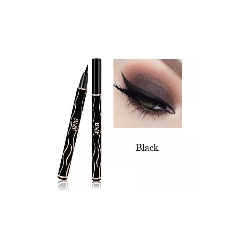 BMF Black Liquid Eyeliner Sweatproof Waterproof Quick Dry Vivid Eye