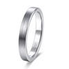 TRUMIUM 3mm Thin Tungsten Wedding Ring Band for Women Men
