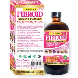 Organic Uterine Fibroid Women's Formula by Al-Riyan – Natural Herbal Support for Uterine Health, 16 oz