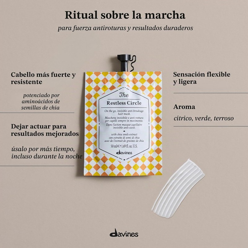 Davines The Restless Circle Mascarilla capilar anti-quiebre 50 ml