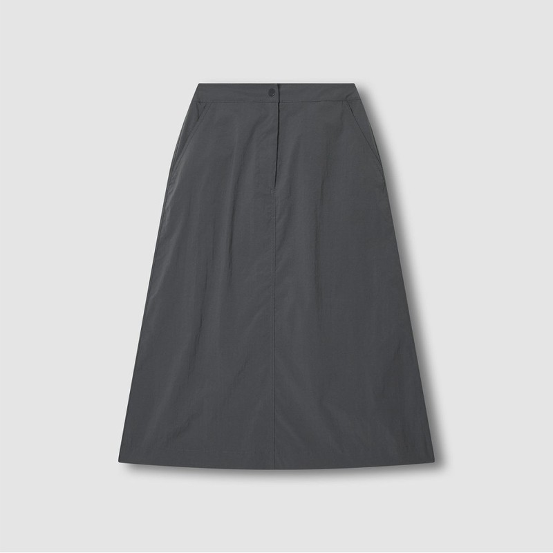 JAJU [JAJU] Women's Scat Scat A-line Skirt_Charcoal