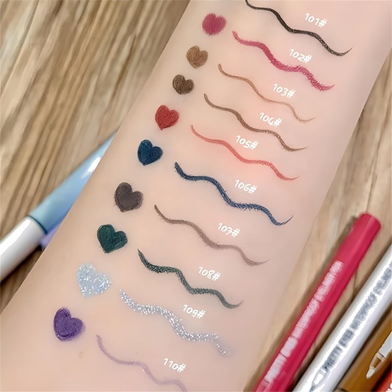 SUIKONE Liquid Eyeliner, Color Eyeliner, Eyeliner Pencil, Waterproof, Extra Fine,