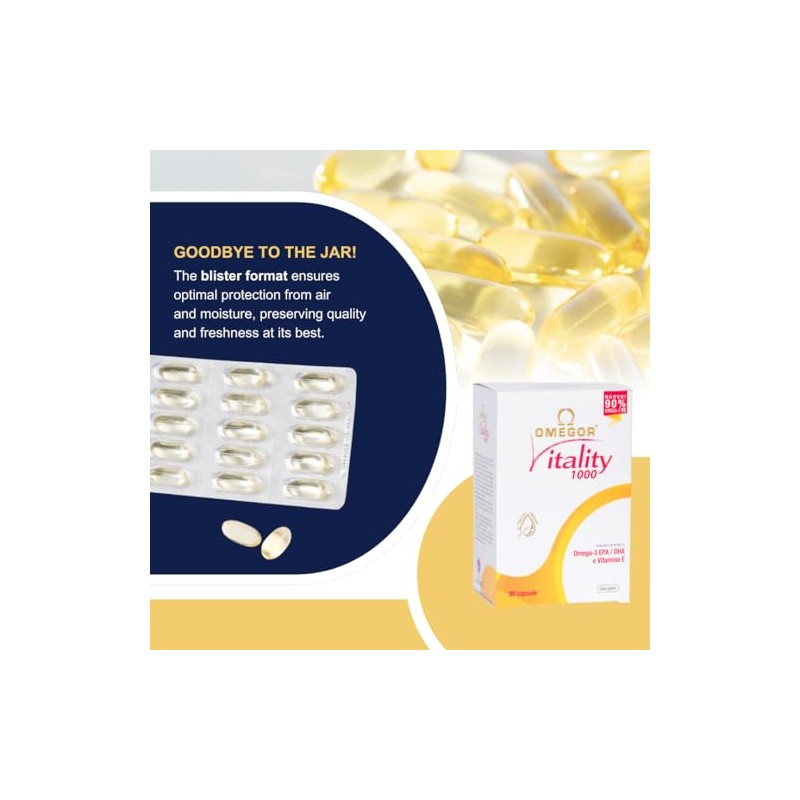 OMEGOR Omega 3 Capsules High Strength - OMEGOR Vitality 1000