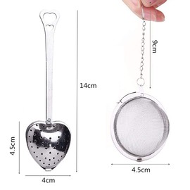 4 Pack Tea Infuser Stainless Steel Mesh Tea Ball for Loose Leaf Tea and Mulling Spices