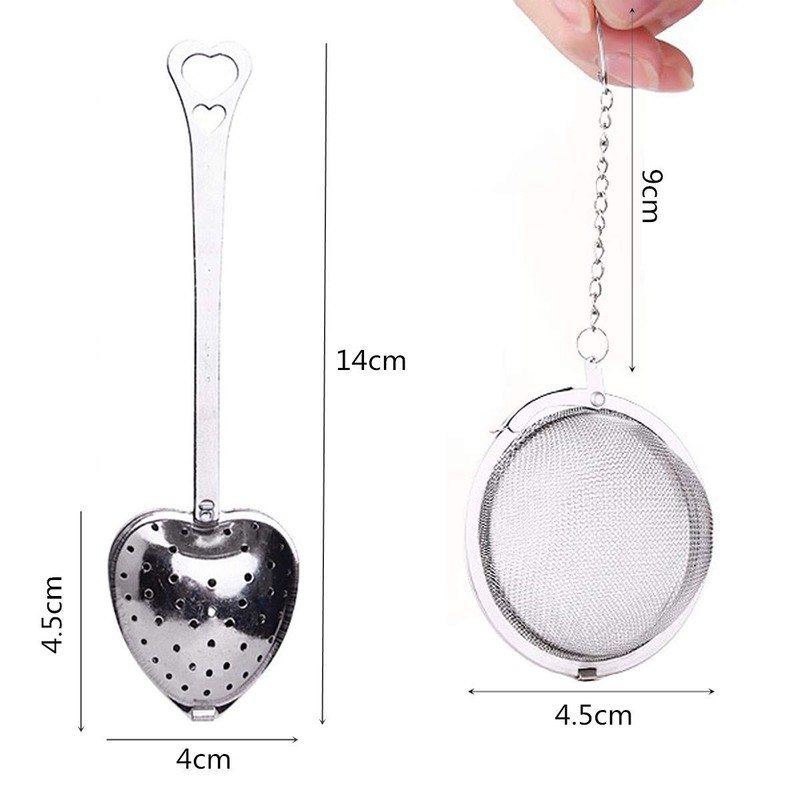 4 Pack Tea Infuser Stainless Steel Mesh Tea Ball for