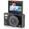 Diyeeni Cámara Digital con Pantalla LCD Abatible, Cámara UHD 4K