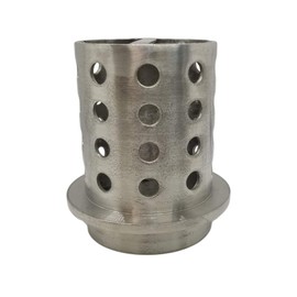 Rosenthal Collection - Perforated Stainless Steel Casting Flask for Vacuum Jewelry Casting (3" x 4")
